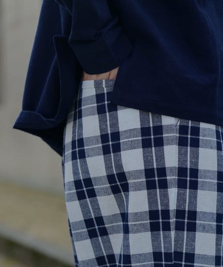 絲佳 | 藍染 二重弁慶パンツ