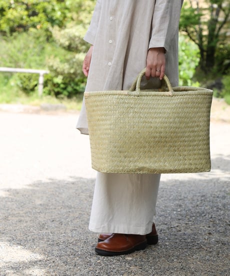 世界のかご | リンダバスケット 横長 2サイズ（小、大）