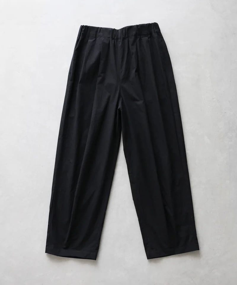 HUIS |コードレーンワイドパンツ（ブラック）【ユニセックス】504 | 絲