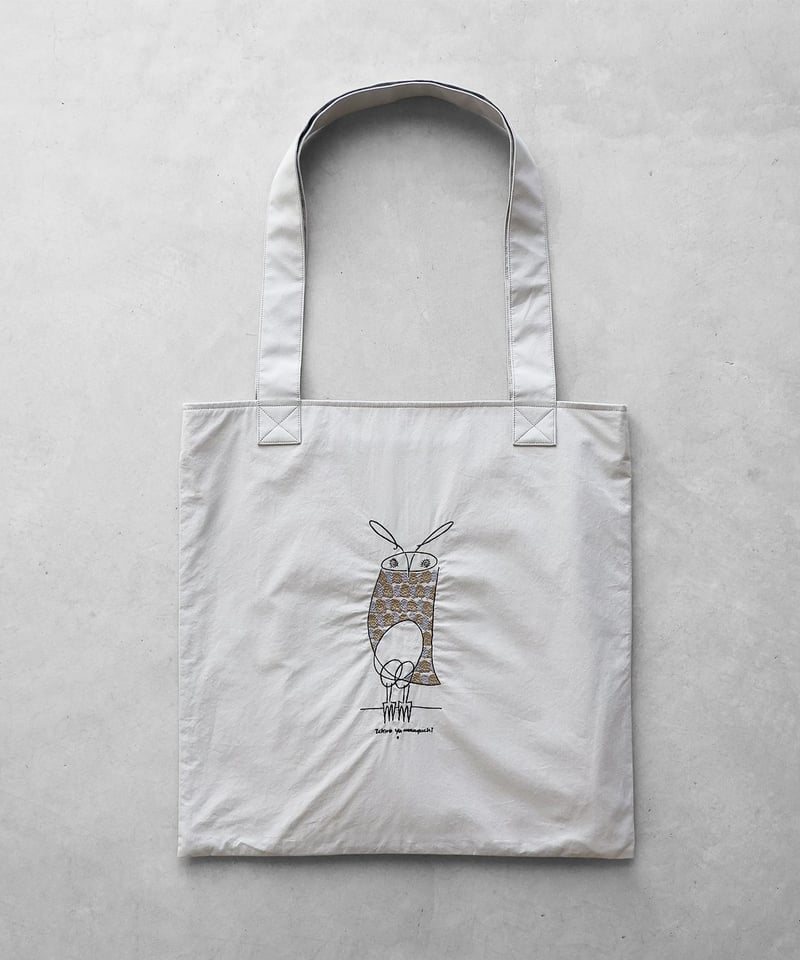 HUIS | “山口一郎×HUIS”限定レコードバッグ【owlフクロウ】（ミスト