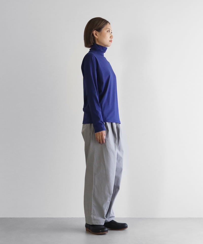 HUIS in house | SUVIN COTTON長袖タートルネックカットソー（フレンチ