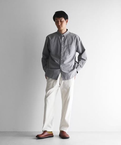 HUIS | シャトルコーデュロイイージーワークパンツ（細畝・オフホワイト）【ユニセックス】507