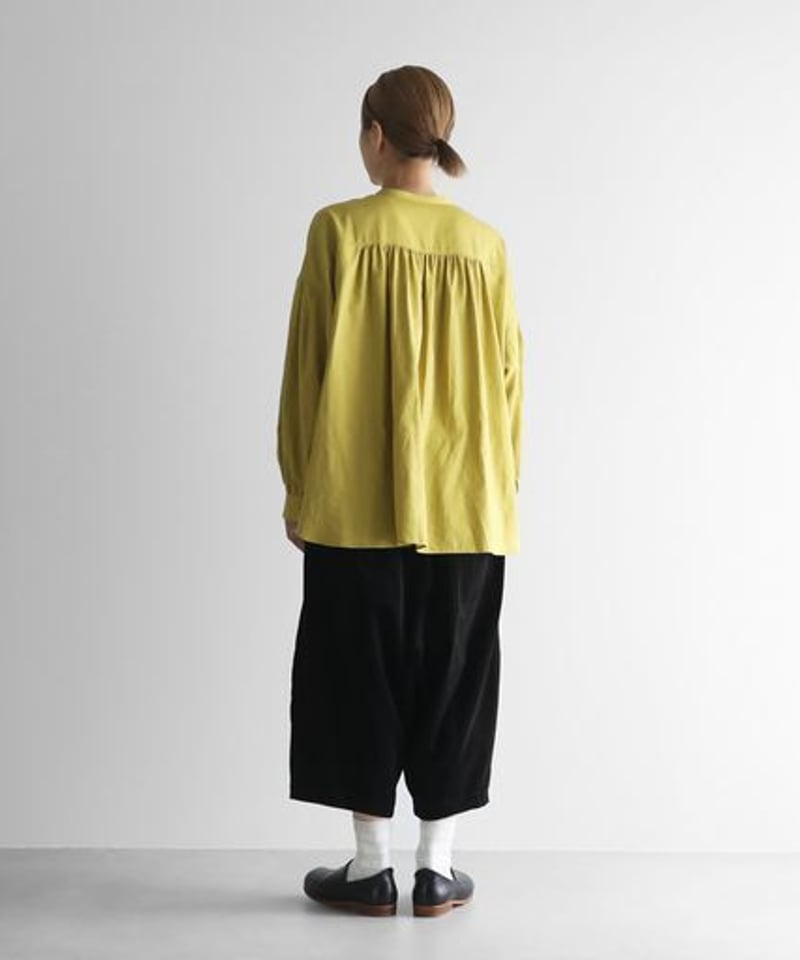 HUIS みじんコールサルエルバルーンパンツブラックユニ