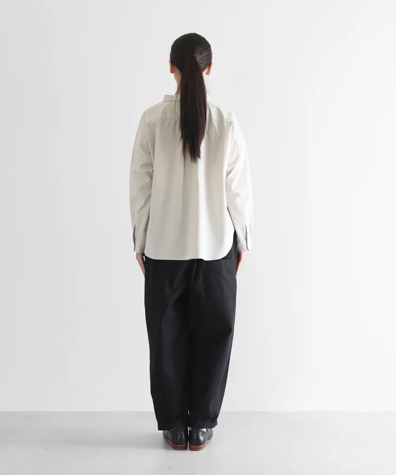 HUIS |パラシュートクロスバルーンパンツロング（ブラック）【ユニ