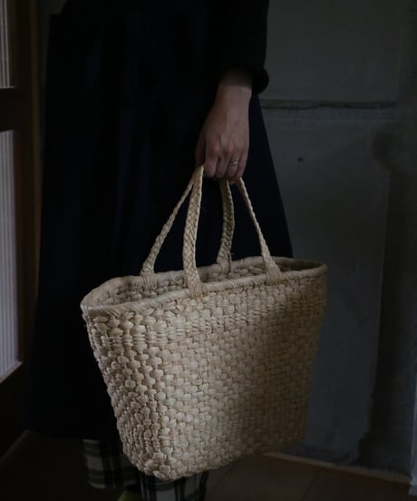 世界のかご | CINQ×AMPIANA ロングハンドルマルシェバッグ