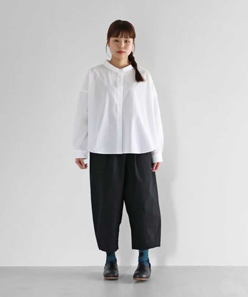 HUIS. コードレーンワイドブラウス U102-1802-THBE 楽天市場】HUIS. コードレーンワイドブラウス（白） U102-1802