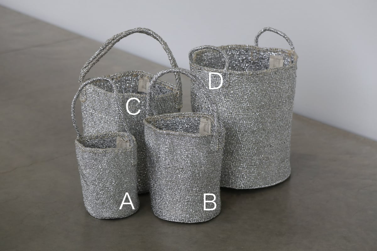 RECTANGLE | シルバーバスケット | 絲佳 online store