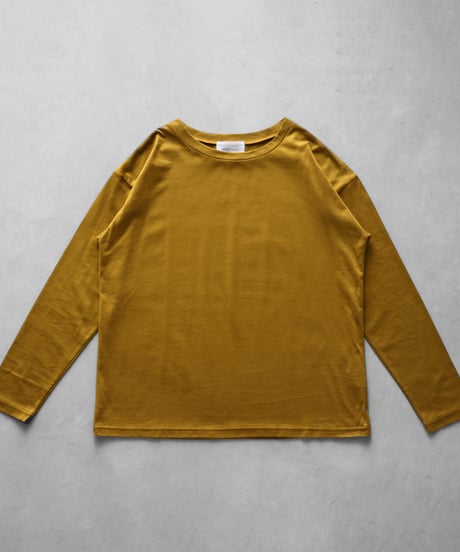 HUIS in house |［HUIS in house］SUVIN COTTON長袖カットソー（ピクルス）【ユニセックス】CS201