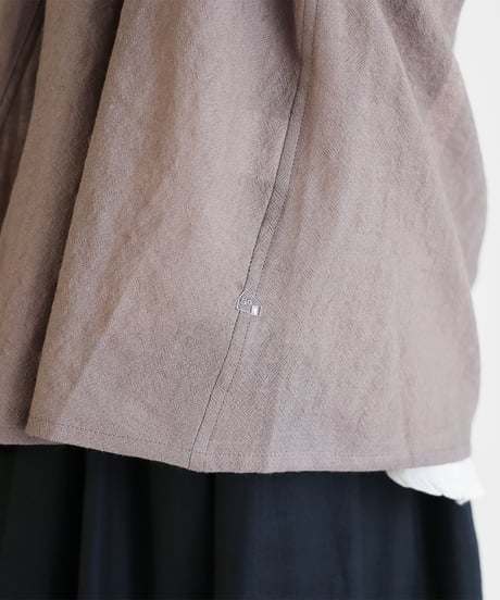 HUIS | ウォッシャブルウールカーディガン（チャコールブラウン）【ユニセックス】702