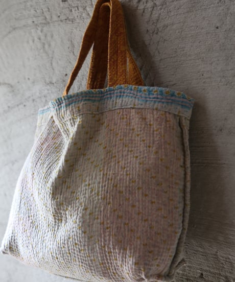 miiThaaii | インド刺し子刺繍“カンタ” トート D