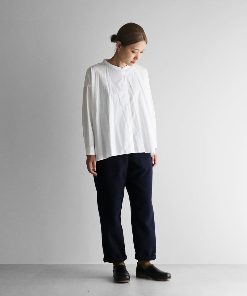 HUIS×尾州”縮絨ウールフランネルイージーワークパンツ(ダーク HUIS×尾州”縮絨ウールフランネルイージーワークパンツ(ダーク