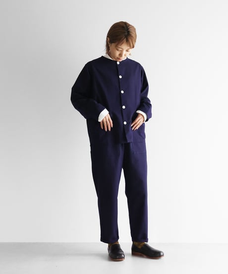 HUIS |スヴィンオックスフォードイージーワークパンツ（フレンチネイビー）【ユニセックス】507