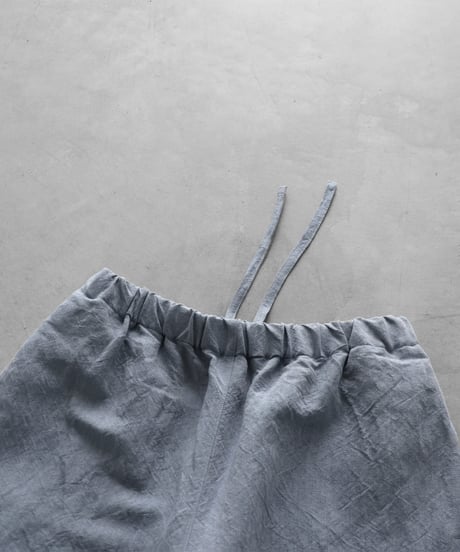 HUIS |バンブーリネンバルーンパンツ（ライトブルー）【ユニセックス】506
