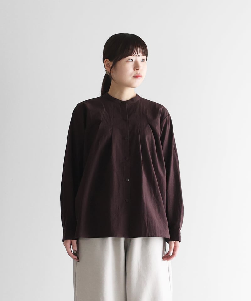 ARTS&SCIENCE ボタニカルダイ タックブラウス 定価66000円 ARTS&SCIENCE ボタニカルダイ タックブラウス