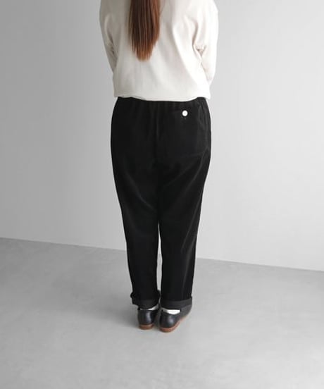 HUIS | みじんコールイージーワークパンツ（ブラック）【ユニセックス】507