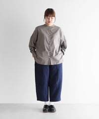 HUIS |バンブーリネンバルーンパンツ（ネイビー）【ユニセックス】506
