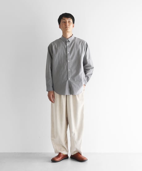 HUIS | 綿麻コーデュロイバルーンパンツロング（太畝・きなり）【ユニセックス】506L