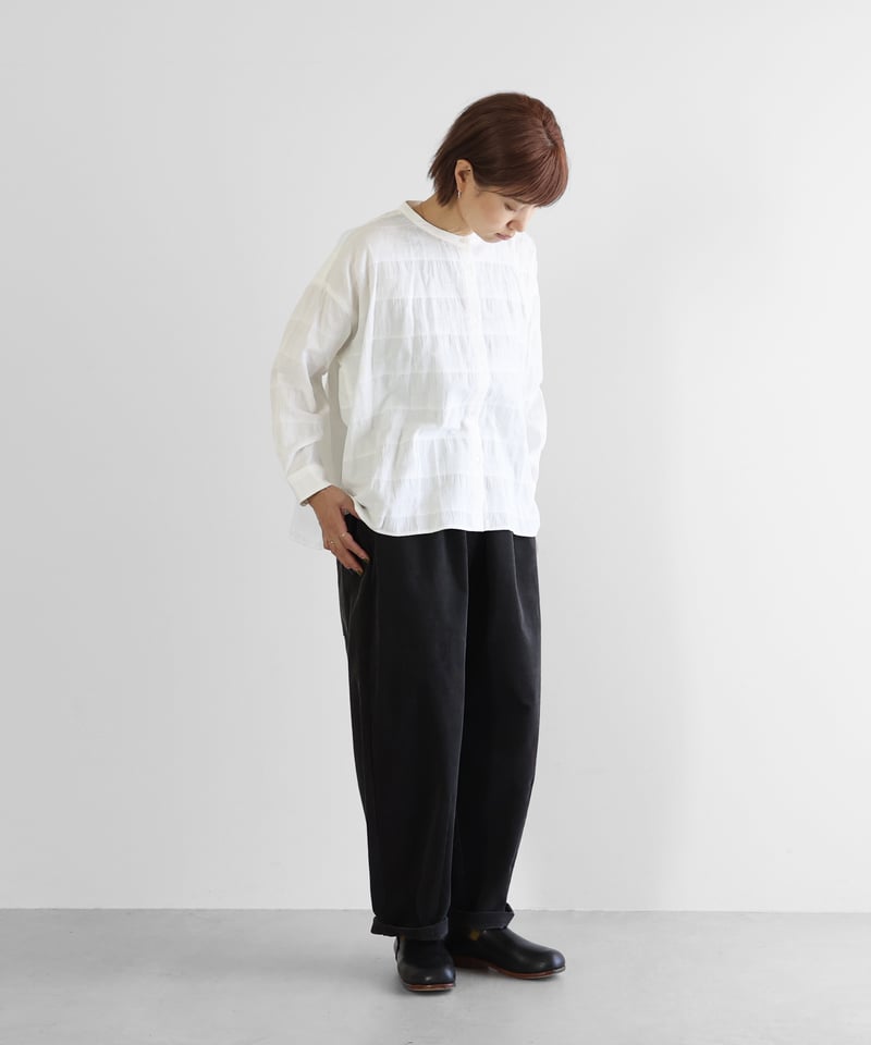 HUIS | シャトルコーデュロイバルーンパンツロング（細畝