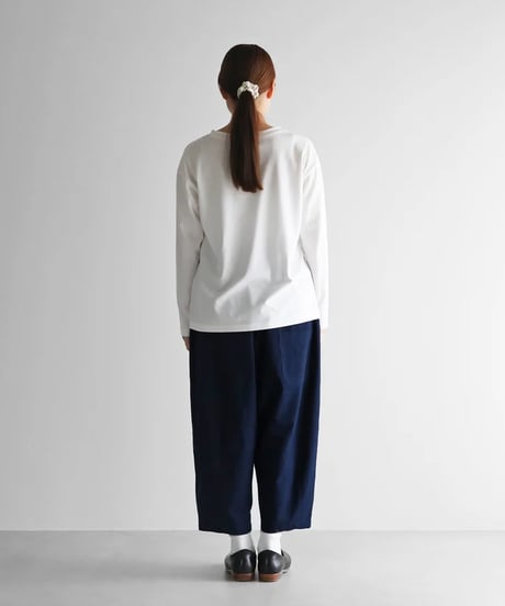 HUIS |やわらかシーチングコットンバルーンパンツ（ダークネイビー）【ユニセックス】506