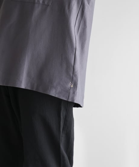 HUIS |［HUIS in house］SUVIN COTTONシームレスビッグTシャツ（ダークグレー）【ユニセックス】CS105