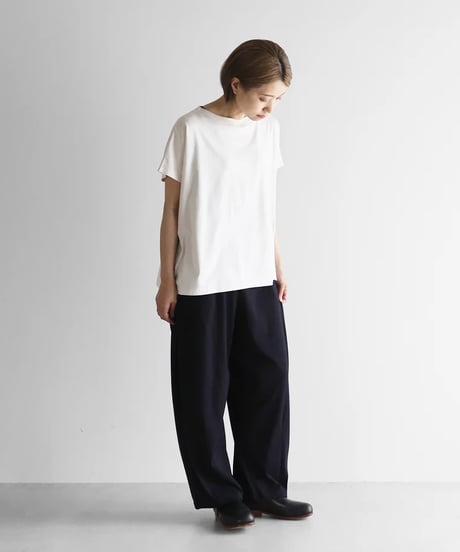 HUIS | ［HUIS in house］SUVIN COTTONバルーンパンツロング（ダークネイビー）【ユニセックス】CS506L