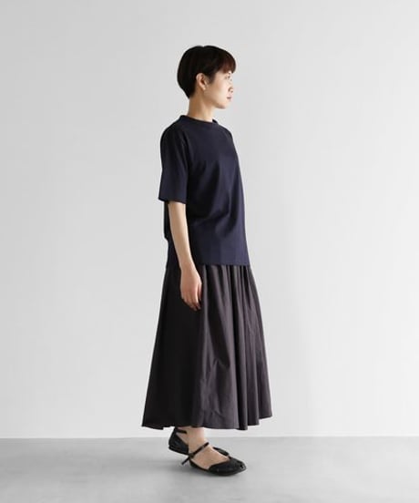 HUIS in house | SUVIN COTTON5分袖カットソー（ダークネイビー）【ユニセックス】CS101
