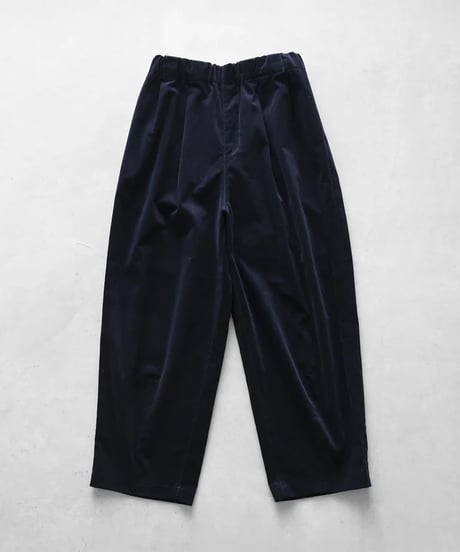 HUIS | 極細畝コーデュロイワイドパンツ（極細畝・ダークネイビー）【ユニセックス】504