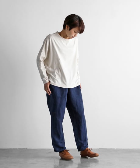 HUIS |バンブーリネンイージーワークパンツ（ネイビー）【ユニセックス】507