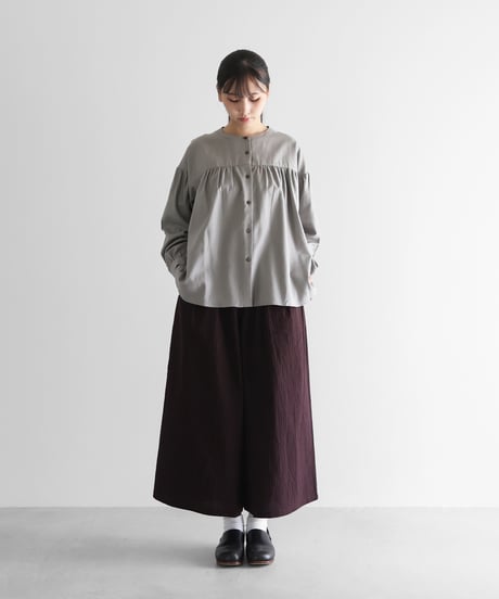 HUIS. ブラック パンツ やわらかシーチングコットンイージーパンツ（ブラック）【ユニ