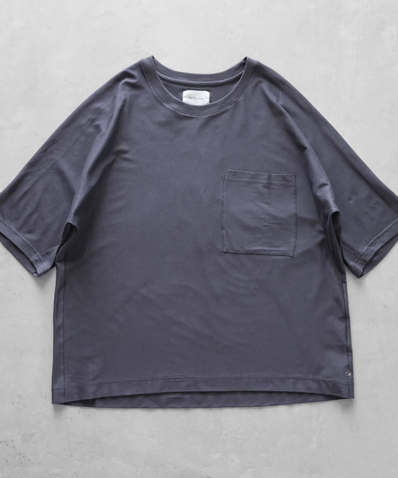 HUIS |［HUIS in house］SUVIN COTTONシームレスビッグTシャツ（ダ