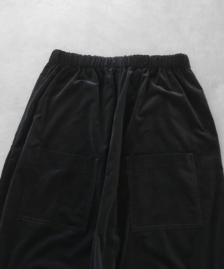 HUIS | みじんコールサルエルバルーンパンツ（ブラック）【ユニセックス】511