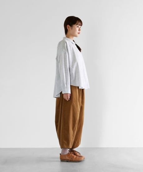 HUIS | みじんコールサルエルバルーンパンツ（キャメル）【ユニセックス】511