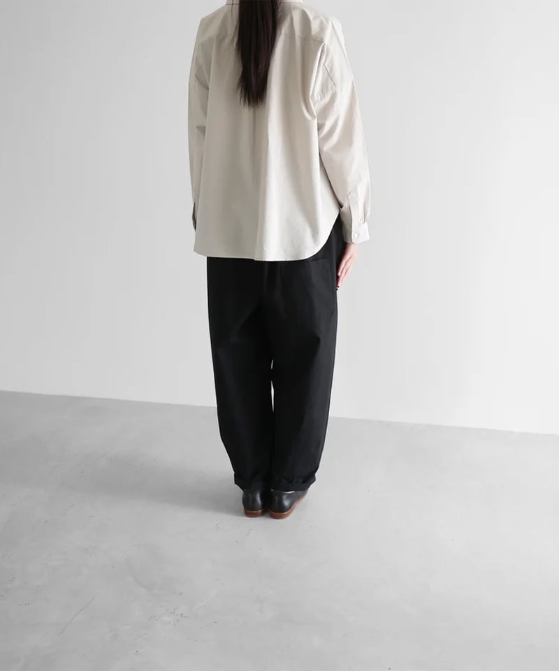 値下げ　新品HUIS 506L HUIS |パラシュートクロスバルーンパンツロング（ブラック）【ユニ