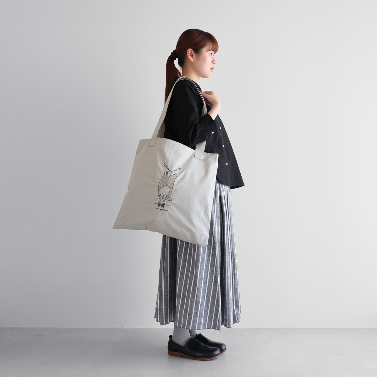 HUIS | “山口一郎×HUIS”限定レコードバッグ【owlフクロウ】（ミスト