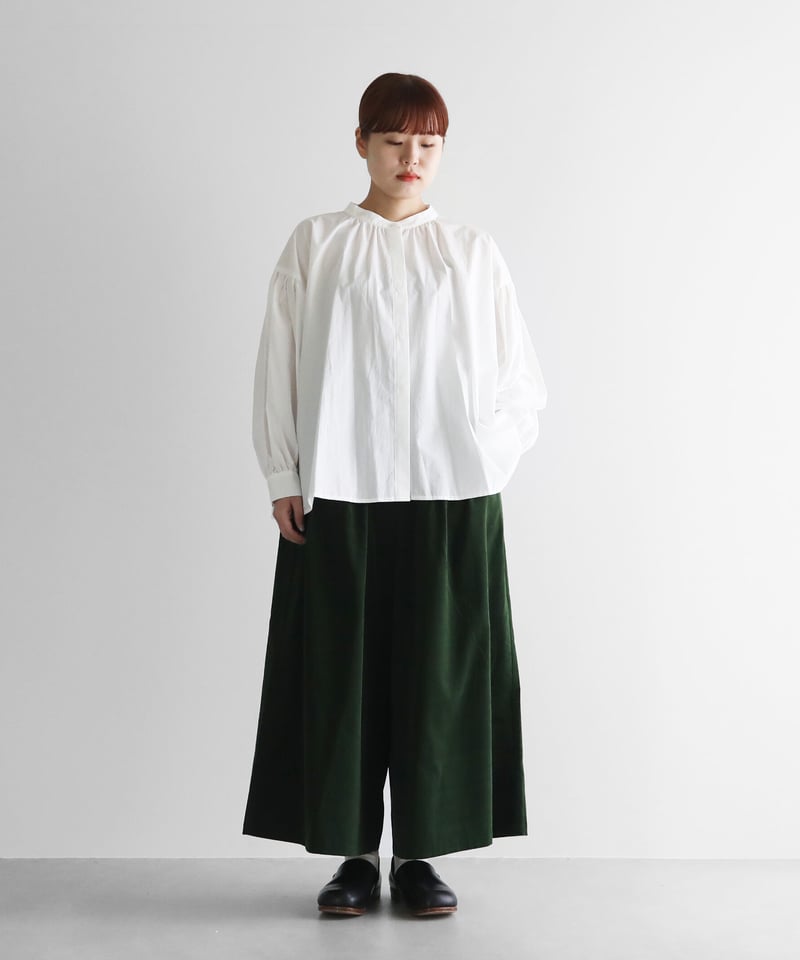 HUIS | みじんコールスカートパンツ(エバーグリーン HUIS | みじんコールスカートパンツ(エバーグリーン
