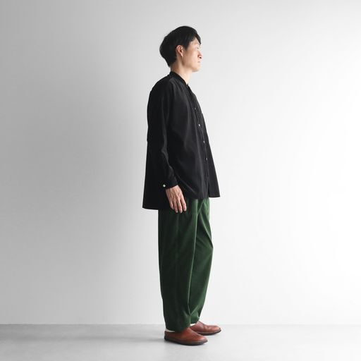 遠州織物HUIS | みじんコールイージーワークパンツ（エバーグリーン）507 HUIS | みじんコールイージーワークパンツ（エバーグリーン）【ユニ