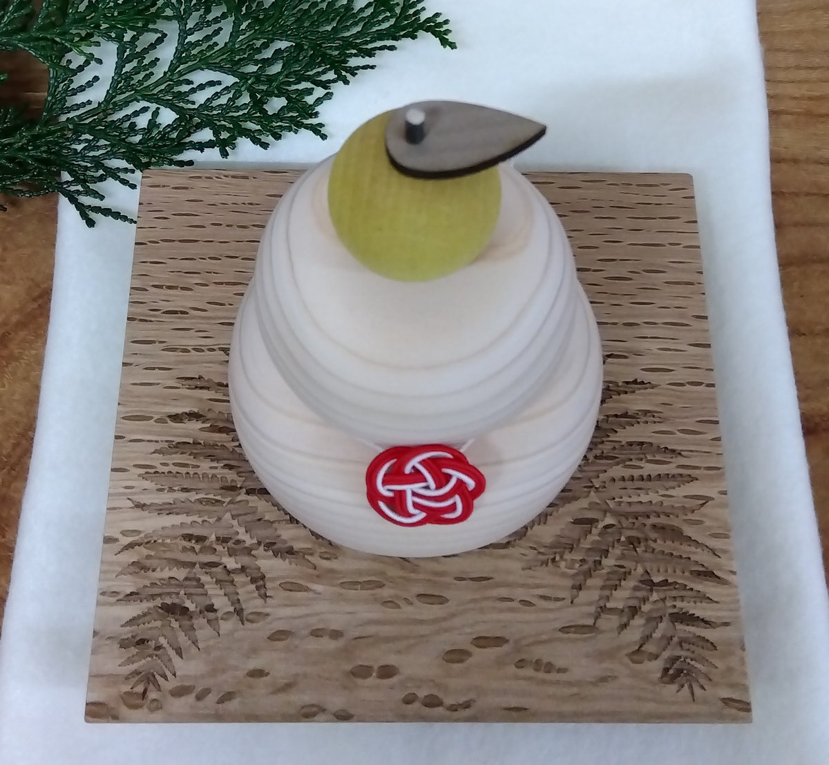 ヒノキの鏡餅 | Ki na li.