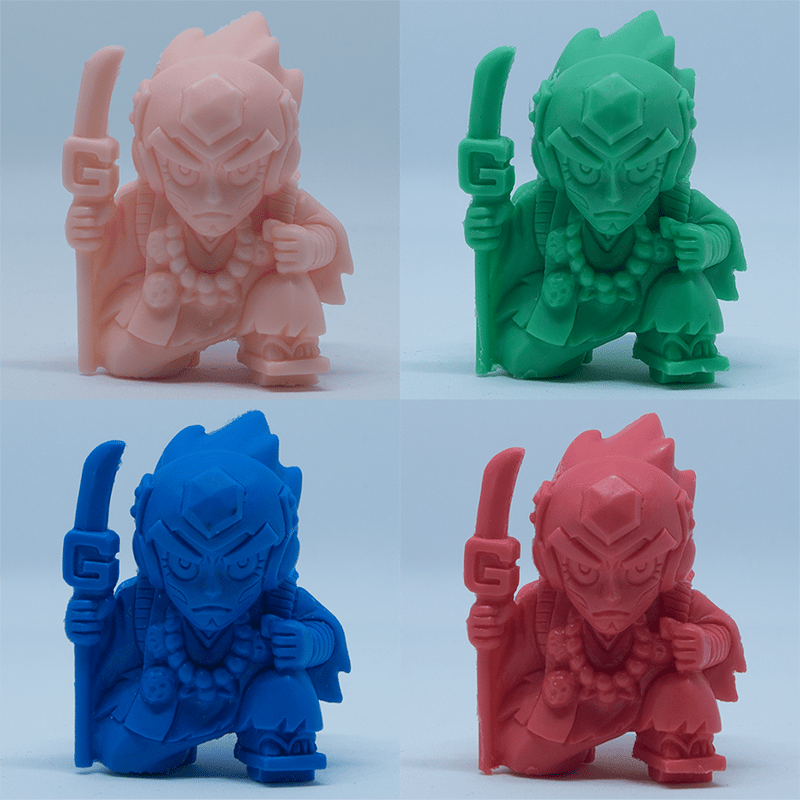 ロビン・ゴッド / ベン・K・ゴッド フィギュア2種+プリズムシール2枚組