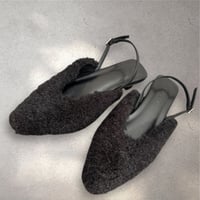 ボアスリングシューズ・ブラック
