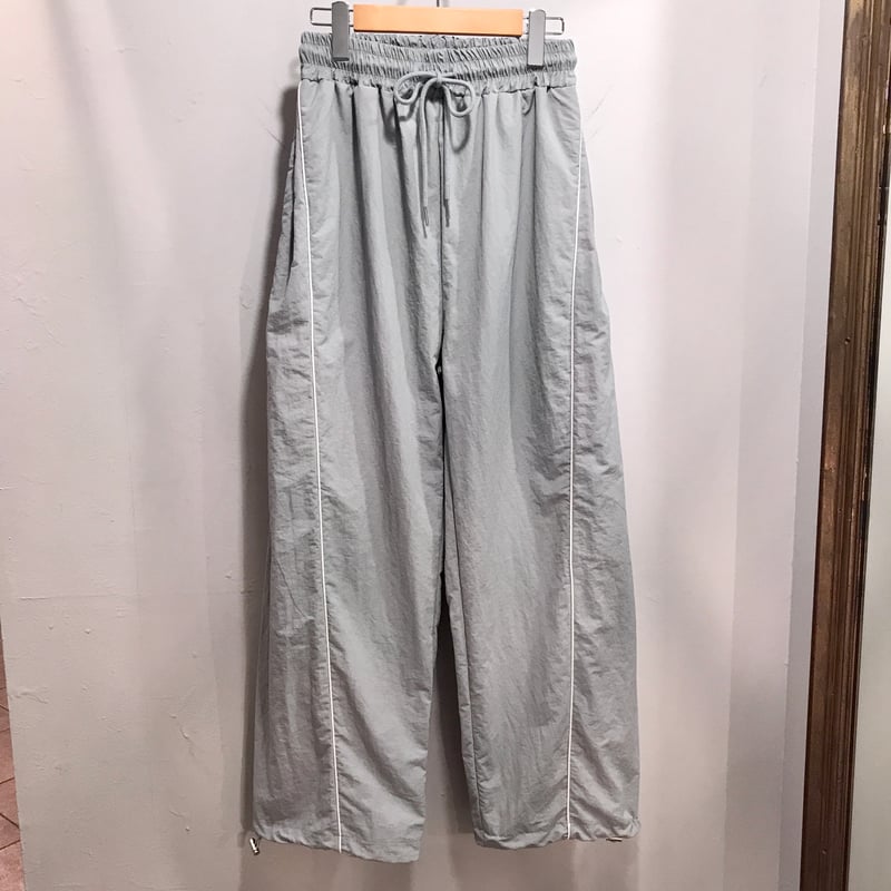 andRoma】サイドラインドローストリングパンツ ライトブルー andRoma】サイドラインドローストリングパンツ ライトブルー