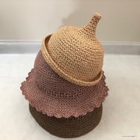 【ダウンロード版編み図】春夏向けクロッシェ帽（3サイズ）