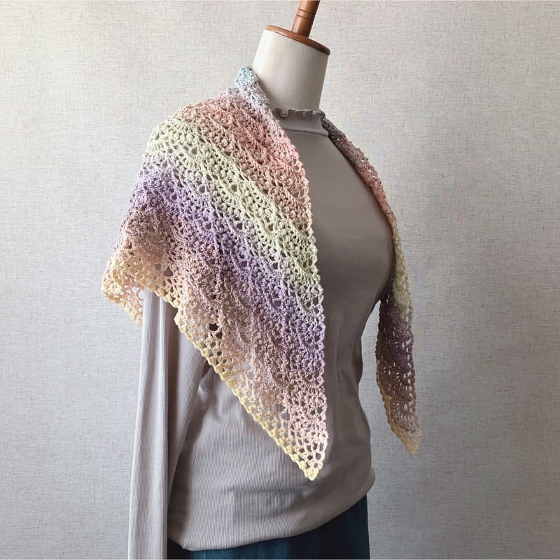 cootie ストール ループの変形三角ショール - atelier K'sk Online Store