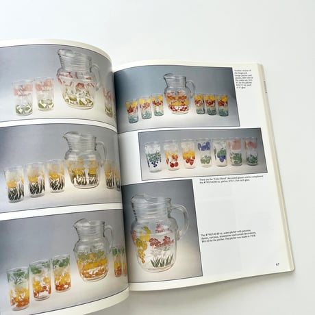 ANCHOR HOCKING Decorated Pitchers & Glasses : The Depression Years