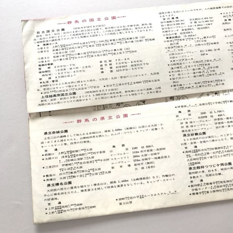 観光地図 上州路