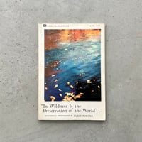 In wildness is the  preservation of the world