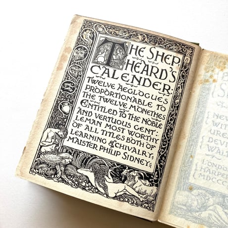 THE SHEPHEARD'S CALENDAR 羊飼いの暦 【1898年】