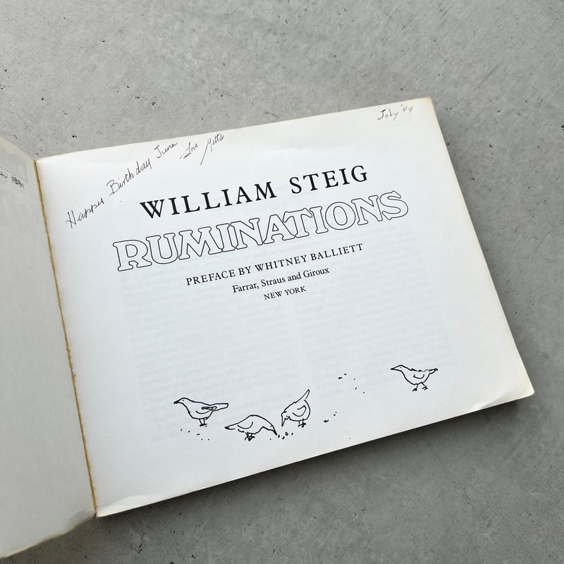 The Art of William Steig ウィリアム・スタイグ One page a day