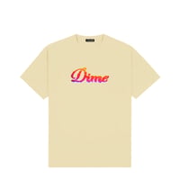 "Dime" CURSIVE CLOUD T-SHIRT (Cloud Cream)