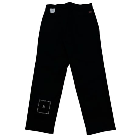 "FLASH" F Logo Work Pants (Black)