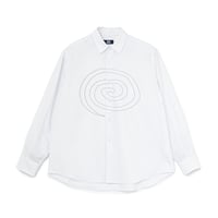 "SOL" Outline LS Shirts (White)